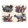 48 Pieces Dinosaur Mini Matchbox Puzzle