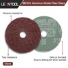 LEONTOOL Aluminum Oxide Resin Fiber 25pcs 4-Inch Resin Fiber Sanding
