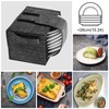SHMSHNG Plate Holder Motorhome Storage Space for 8 Plates Camping