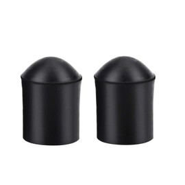 Double Bass Endpin Protector, Pack of 2 Double Bass Barbed Rubber, Cello End Pin Rubber Cap, Double Bass Barbed Stopper, Tip Stopper Protection, End Accessories, Instrument Replacement, Black
