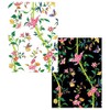 Caspari Sprigged Silk Assorted Boxed Note Cards, 8 Note Cards
