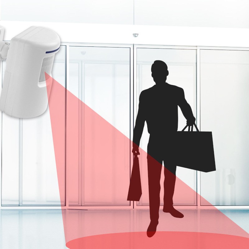 Infrared Sensor Doorbell Sensitive Wireless Store Entry Doorbell Alarm with