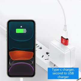 Type C USB Adapter | Watch Adapter,Type C to USB Converter Portable PD Fast Charging for Phone Tablet PC Desktop Travel Car Home