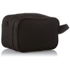 Everest 578W Dual Compartment Toiletry Bag, Black, One Size
