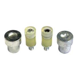 Trimming Shop Genuine Kam Snaps Heart Shape T5 (Size 20) Plastic Button Fastener Fixing Dies Set for Green Hand Press Machine, Fixing & Fastening Baby Clothes, DIY Crafts