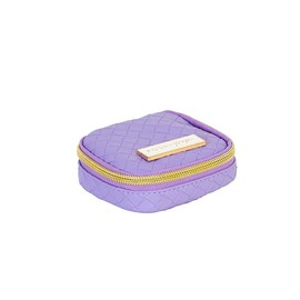 Clutch Bag with Zip Lilac - Pill Box Tri-Coastal - Mini Travel Bag, Jewellery Bag, Multicoloured, Taglia unica, Casual, Multicoloured, Casual