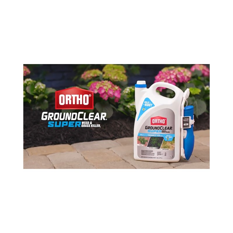 Ortho GroundClear Super Weed and Grass Killer1 with Comfort Wand,
