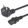 10A 250V Cable Power Cable 1M IEC Cable, 3-Pin Computer
