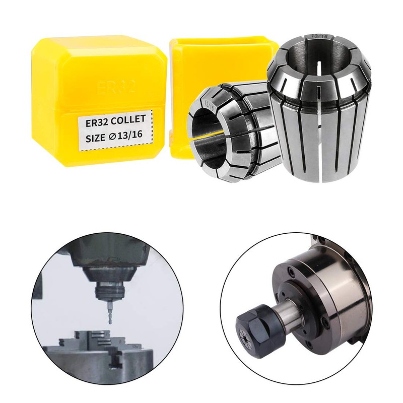 SILIVN 26PCS ER32 Spring Collet Set for CNC Engraving Machine