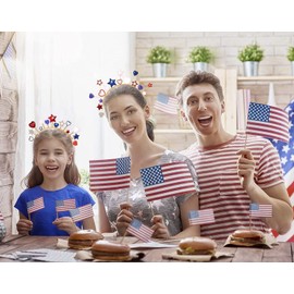 ARATLENCH American Flag Headband for Women Girls 4 th of July Star Red White Blue Patriotic Hairband Party Favors Accessories