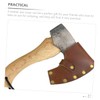 Sosoport Leather Axe Protector Cover Hatchet Head Protective Sleeve for