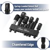 Bates- Impact Socket Adapter Set, 9 pcs, 1/4" 3/8" 1/2",