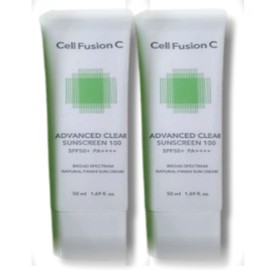 Cell Fusion C Advanced Clear Sunscreen 50ml (2 x) / 셀퓨전씨 어드밴스드 클리어 썬스크린 50ml 2개