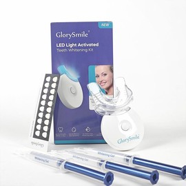 Teeth Whitening Kit with LED Light, 10 Min Fast Teeth Whitener, 3 Professional Gel, Safe Enamel, Non-Sensitive Whitening Oral Treatment - Specification: 2 Packs