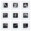 HEART ART 10x10 White Picture Frames set of 9, Display