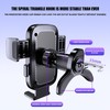 Car Phone Mount, 360° Rotatable Air Vent Holder, One-Hand Release,