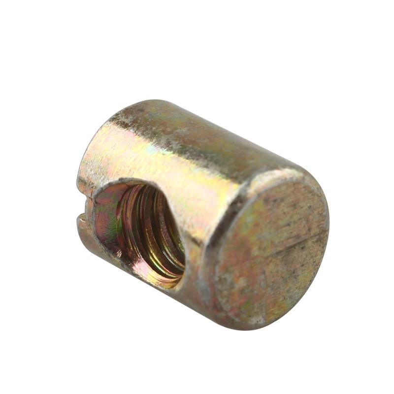 HALJIA 10 PCS M8 * 15MM Barrel Nuts Dowels Slotted
