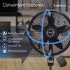Lasko Oscillating Cyclone Pedestal Fan, Adjustable Height, Timer, Remote Control,