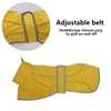 Geyecete Dog Jacket Adjustable Lightweight Raincoat with Reflective Straps and