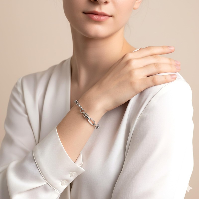6Pcs Necklace Extender Silver Foldover Silver Jewelry Clasps Necklace Stacker