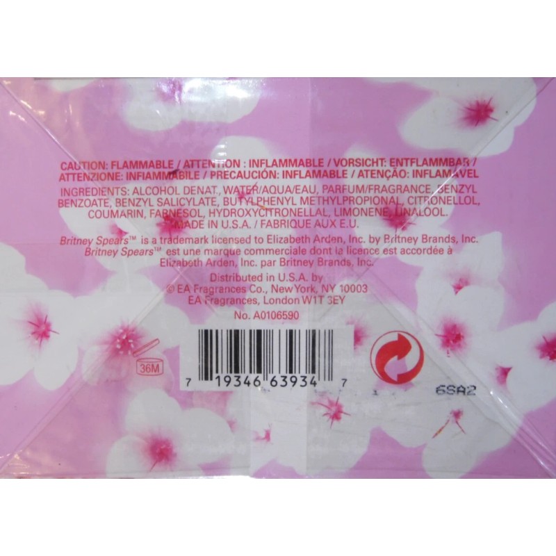 Britney Spears IN BLOOM 3.3oz FANTASY Britney Spears EDT Spray