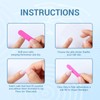 30 uñas postizas de verano para playa, estilo almendra, estilo