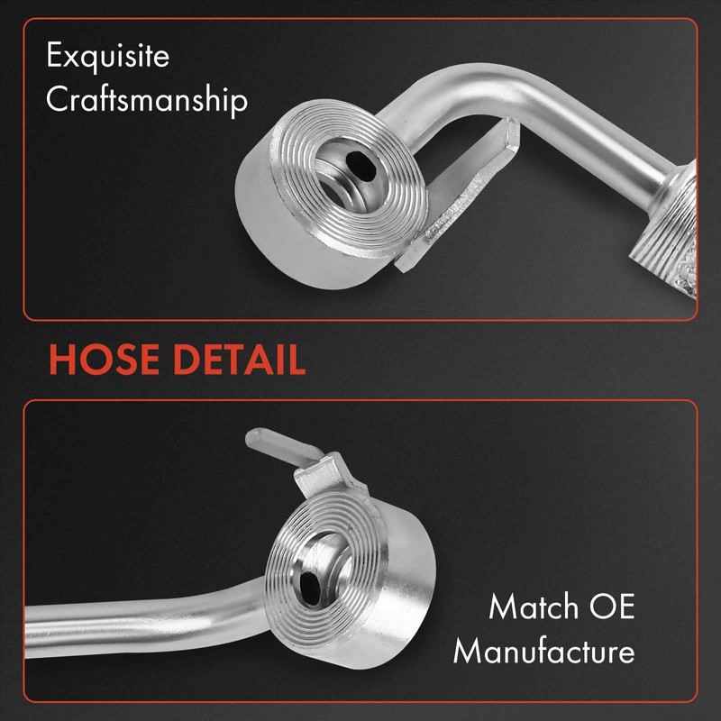 A-Premium Power Steering Pressure and Return Hose Line Assembly Compatible