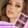 Cluster Lashes Lash Extension D Curl 40D 216Pcs Lash Clusters
