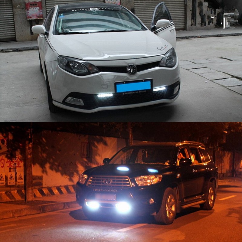 Auto 2PCS Fit 6 LED High Power LED Daytime Running