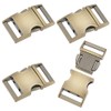 WADORN 4pcs Metal Side Release Buckles, 2.5cm Quick Release Buckle
