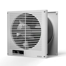 AC Infinity Room to Room Fan 8”, Two-Way Reversible Airflow Through-the-Wall Fan with Temperature Controller, Quiet Precise 10-Level Speeds for In-Wall Kitchen, Laundry Room, and Workshops