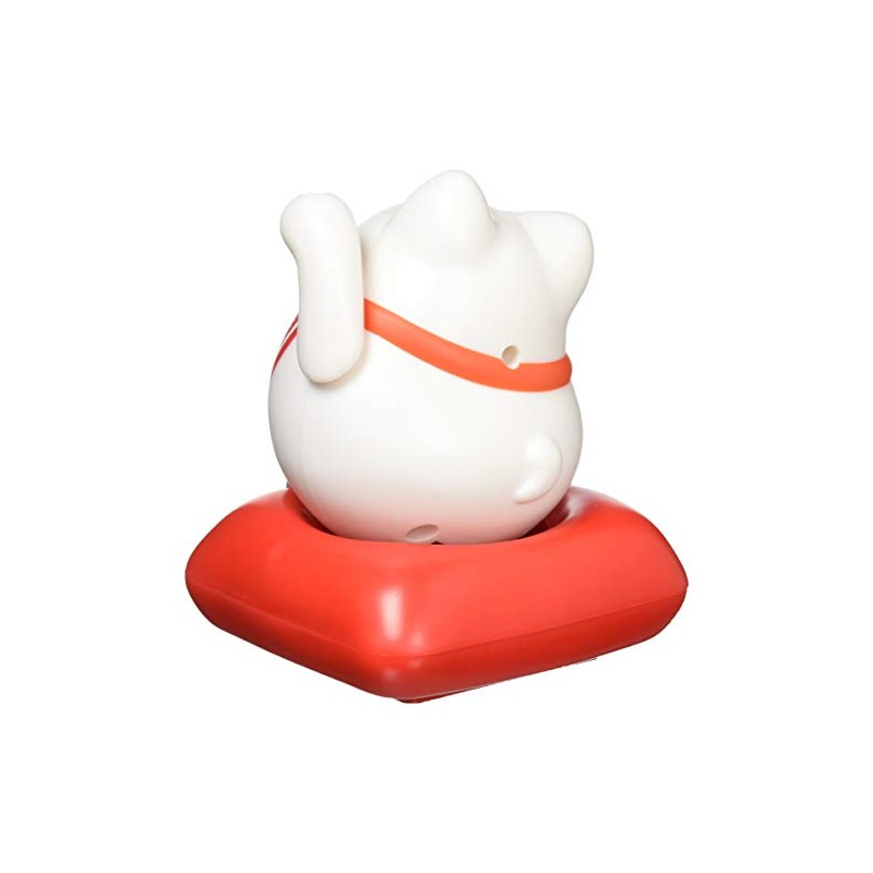 Solar Marumu Happy Inviting Cat Red