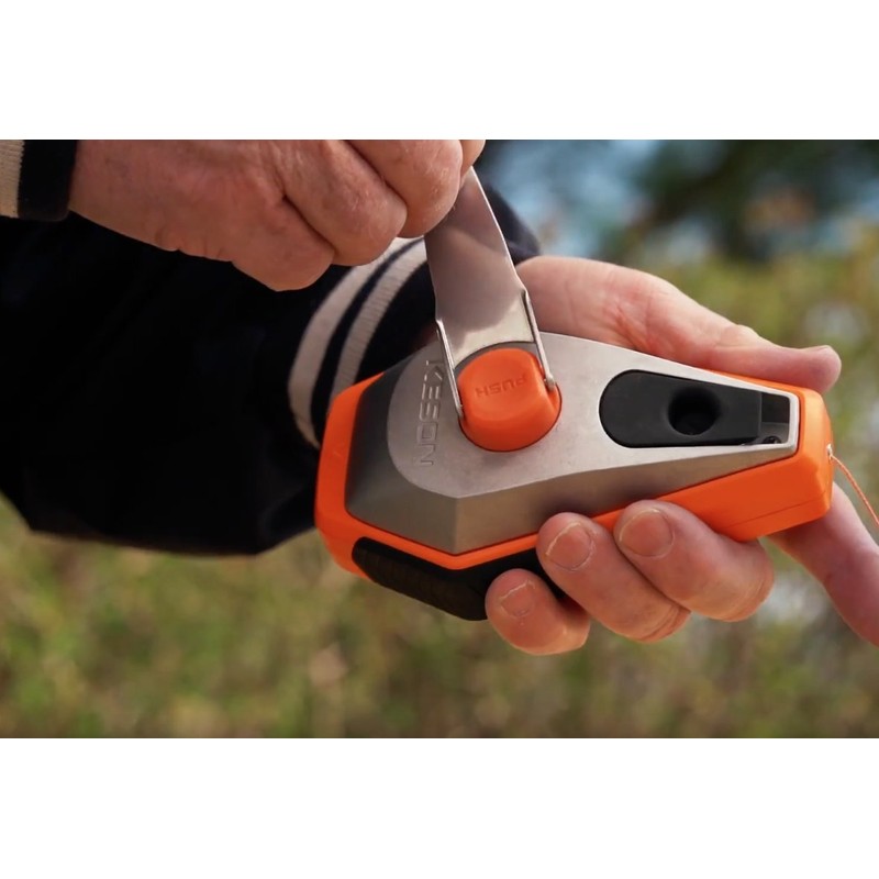 Keson K3XPRO Precision String Chalk Line Reel with 3X1 Rewind,