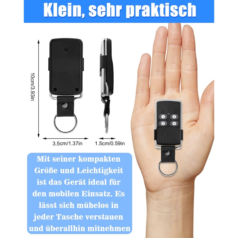 Selridasia Garage Door Remote Control for Wisniowski, Pack of 2