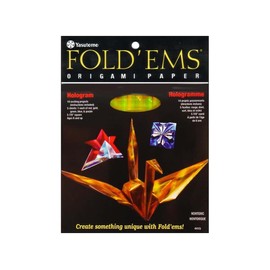 Yasutomo Fold'ems Origami Paper hologram 5 7/8 in. pack of 5