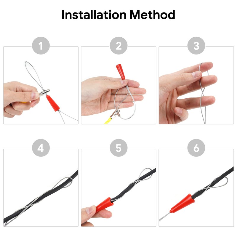 DEPSTECH Fish Tape Wire Puller Through Wall Wire Threader OD
