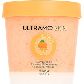 Exfoliante, Exfoliante Corporal, Humectante para Cuerpo, Rostro, Manos y Pies, Nutre la Piel, Limpia Profundamente, Reduce Imperfecciones, Deja la Piel Suave y Sedosa, Libre de Sulfatos (naranja, WC015)