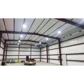 RuggedGrade Corvus II Series 150W LED High Bay UFO | 277-480V | 21,750 Lumens | Color Selectable 3000K/4000K/5000K | Commercial Lighting | DLC 5.1 Premium