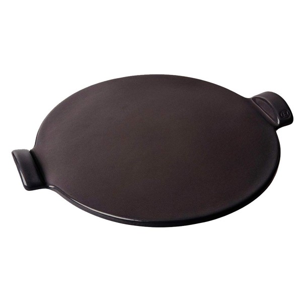 Emile Henry Flame Top Pizza Stone, 14.5 Inches, Charcoal