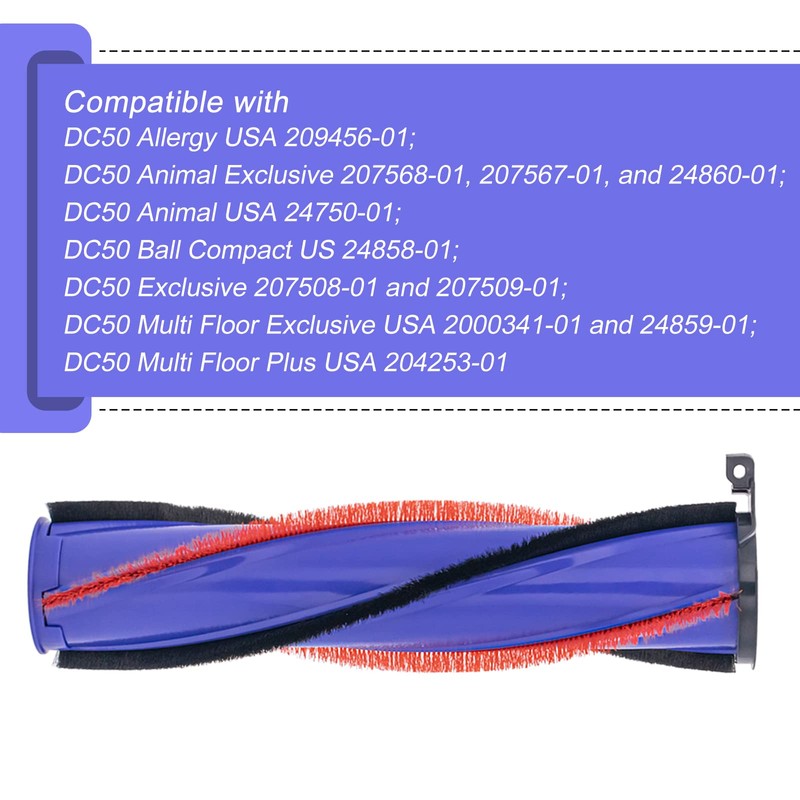 Coodss Replacement Roller Compatible with Dyson DC50 Brushroll #964705-01, Purple,