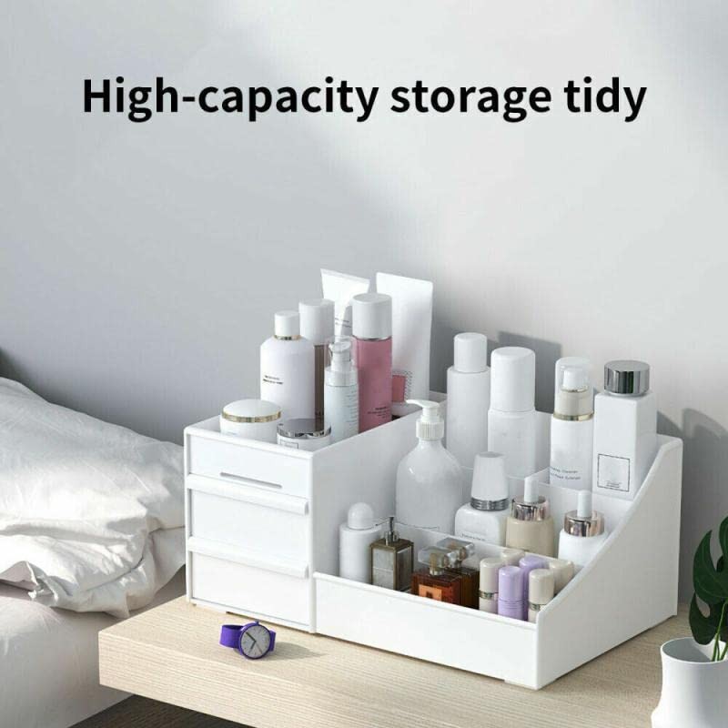 Cosmetic Makeup Organizer with Drawers Bathroom Skincare Storage Box Holder