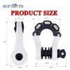 AUTOBOTS D Ring Shackles Heavy Duty(2 Pack) 68,000 lbs Capacity,