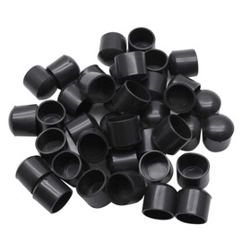 Bonsicoky 40Pcs Chair Leg Tips, 5/8 Inch Non-Slip Rubber Furniture Leg Caps Black Round Table Feet Covers Floor Protectors (16mm)