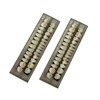 56 Pieces False Teeth Resin for Upper and Lower Dentures,