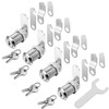 4 Pack Cupboard Locks, Cam Lock, Door Lock, Letter Box