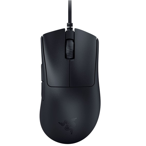 Razer DeathAdder V3 Gaming Mouse, Ultra Lightweight 2.0 oz (59 g), Wired 8,000 Hz, Polling Rate, 6 Buttons, 30,000 DPI, Advanced Ergonomic Shape, Focus Pro 30K, Optical Sensor, 3rd Generation Optical
