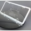 MotorVehicleParts New White License Plate Frame Slim 4 Holes w/