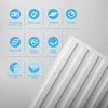Art3d 6-Pack Slat Design 3D Wall Panels for Interior Wall