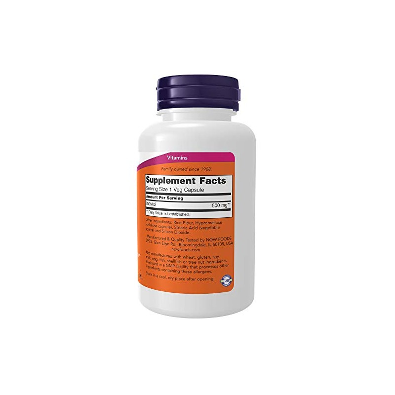 Inositol 500 100 Cápsulas Paquete
