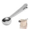 7Inch Coffee Scoop with Bag Clip,Coffee Spoon Measuring,for Ground Coffee